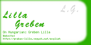 lilla greben business card